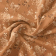 Brown Brush Painted Flower Digital Printed Fabric – mu 0 ta0845 110 brown brush painted flower digital printed fabric 1