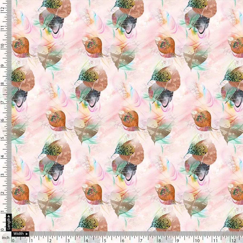 Lovely Small Leaved Lime Digital Printed Fabric - Muslin – mu 0 ta08535p1 110 lovely small leaved lime digital printed fabric muslin 4