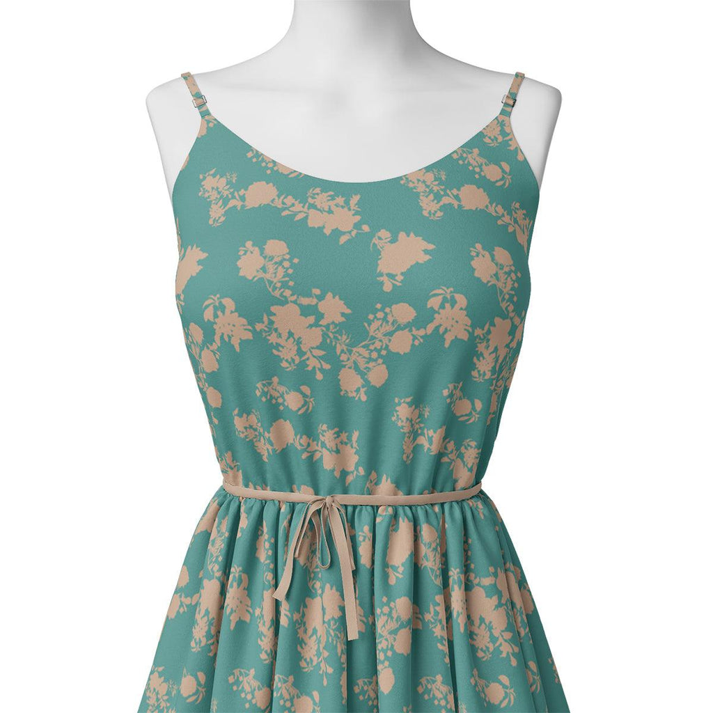 Rama Base Floral Flower Digital Printed Fabric - Muslin – mu 0 ta08569p3 110 rama base floral flower digital printed fabric muslin 2