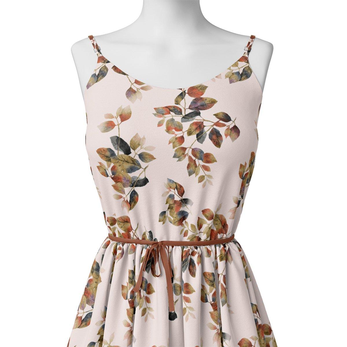 Lovely Small Goat Willow Leafs Digital Printed Fabric - Muslin – mu 0 ta08589p5 110 lovely small goat willow leafs digital printed fabric muslin 2