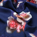 Valvet Blue Background With Creamy Roses Digital Printed Fabric - Poly Muslin – mu 0 ta08948p1 110 valvet blue background with creamy roses digital printed fabric poly muslin 3