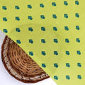Lemon Yellow Small And Single Motif Allover Digital Printed Fabric - Muslin – mu 0 ta7590p2 110 lemon yellow small and single motif allover digital printed fabric muslin 1