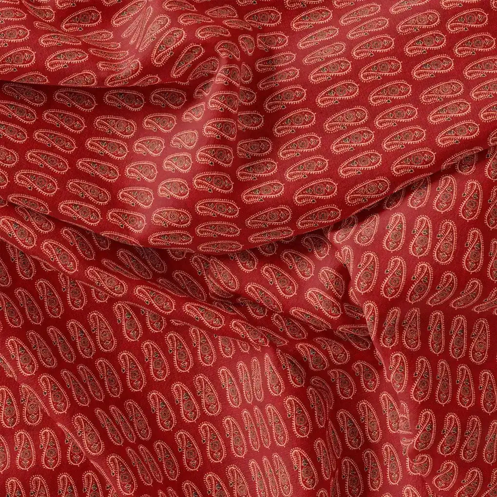 Red Paisley Organza Printed Fabric – or 0 ma013544 110 red paisley organza printed fabric 4