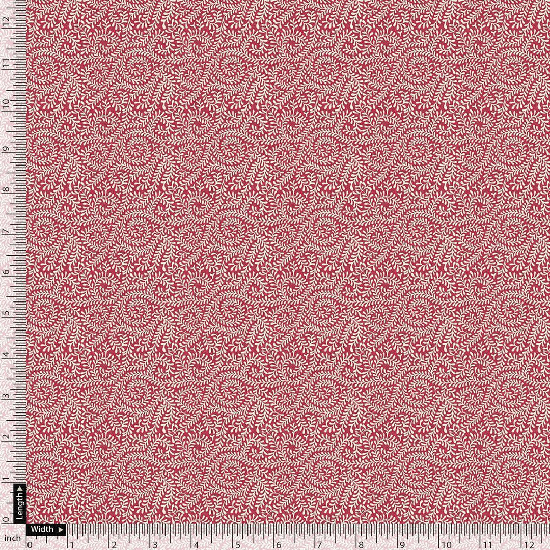 Red Oriental Organza Printed Fabric - FAB VOGUE Studio®