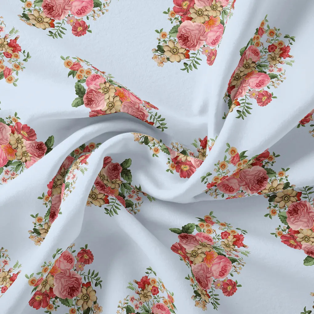 Decorative Multi Colour Flower Digital Printed Fabric - Organza – or 0 ta09405p10 110 decorative multi colour flower digital printed fabric organza 1