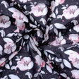 Beautiful Baby Pink Roses With Gray Leaves Digital Printed Fabric - Organza – or 0 ta09552p1 110 beautiful baby pink roses with gray leaves digital printed fabric organza 1
