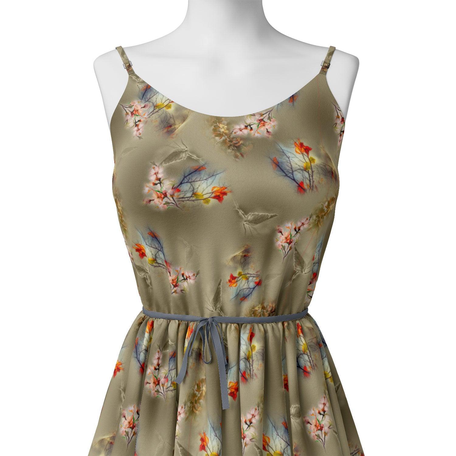 Morden Pink Periwinkle Flower With Mehndi Background Digital Printed Fabric - Organza – or 0 ta09563pf 110 morden pink periwinkle flower with mehndi background digital printed fabric organza 2