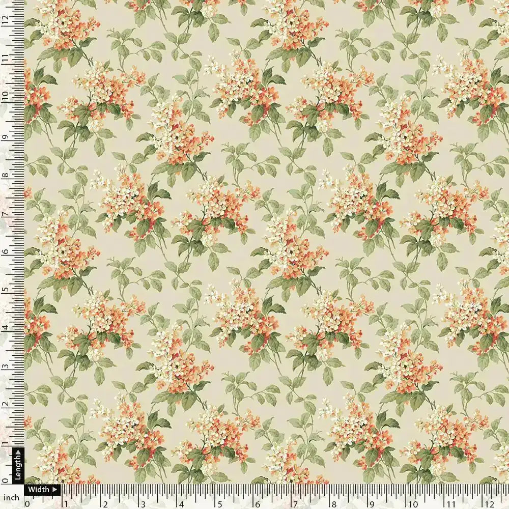 Painted Orange Flower Chintz Digital Printed Fabric  - Pure Chinon – pc 0 ma013660 106 painted orange flower chintz digital printed fabric pure chinon 4