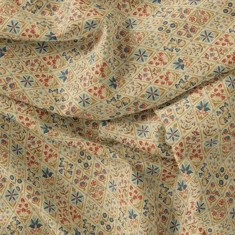 Stylized Harlequin Motif Digital Printed Fabric - Pure Chinon – pc 0 ma04564 106 stylized harlequin motif digital printed fabric pure chinon 1