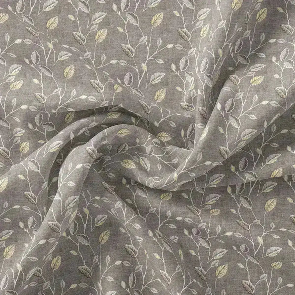 Brown Leaves With Stalk Digital Printed Fabric - Pure Chinon – pc 0 ma06380 106 brown leaves with stalk digital printed fabric pure chinon 1