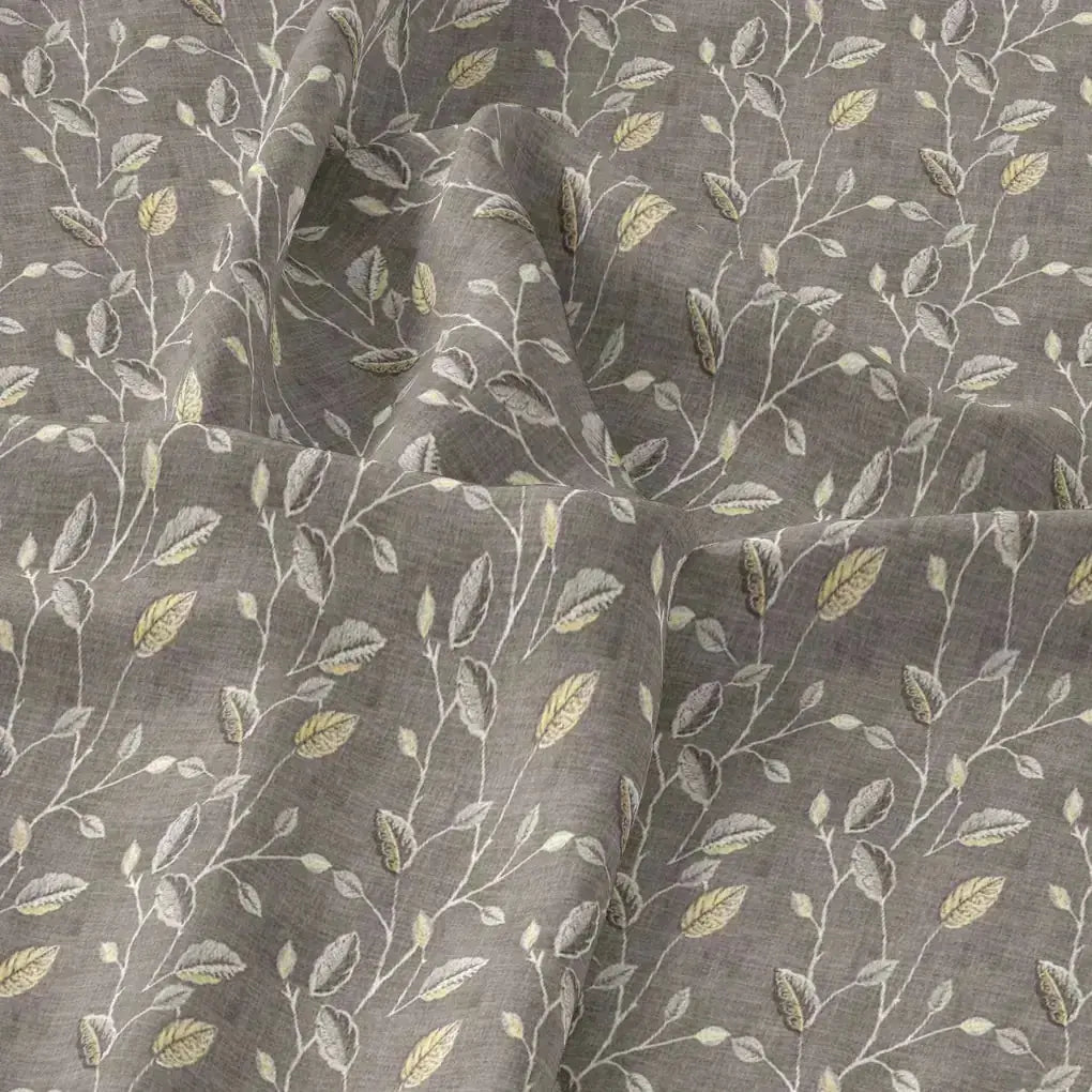 Brown Leaves With Stalk Digital Printed Fabric - Pure Chinon – pc 0 ma06380 106 brown leaves with stalk digital printed fabric pure chinon 3