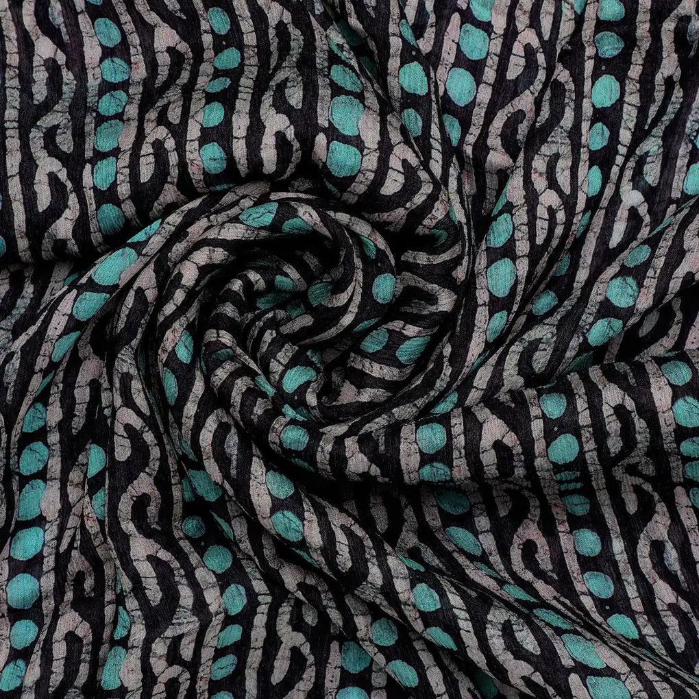 Attractive Polka Dot With Strips Digital Printed Fabric - Pure Chinon – pc 0 ma0716 106 attractive polka dot with strips digital printed fabric pure chinon 1
