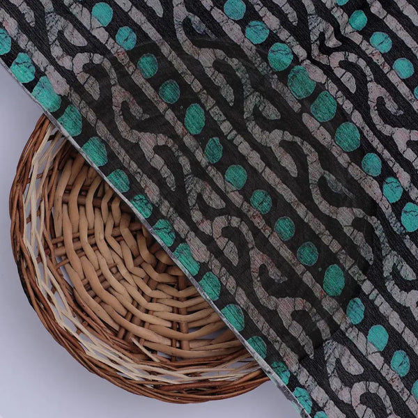 Attractive Polka Dot With Strips Digital Printed Fabric - Pure Chinon – pc 0 ma0716 106 attractive polka dot with strips digital printed fabric pure chinon 2 - alternate view