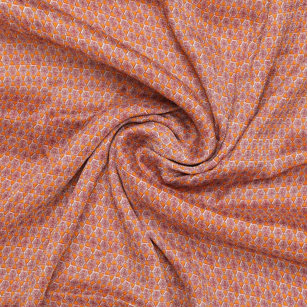 Combination Of Hexagon And Triangle Digital Printed Fabric - Pure Chinon – pc 0 ma0827 106 combination of hexagon and triangle digital printed fabric pure chinon 2