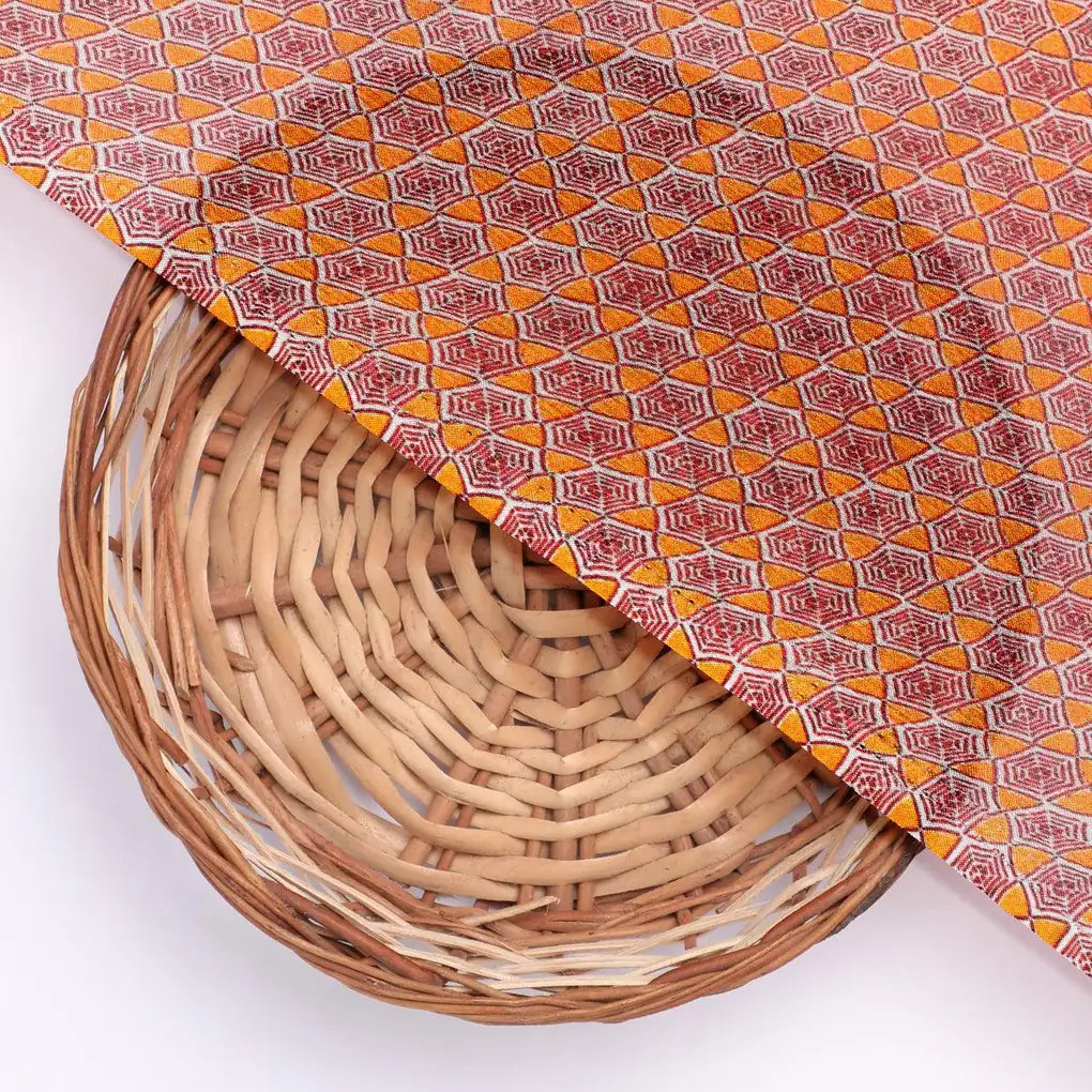 Combination Of Hexagon And Triangle Digital Printed Fabric - Pure Chinon – pc 0 ma0827 106 combination of hexagon and triangle digital printed fabric pure chinon 3