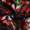 Vitage Flowers Allover Digital Printed Fabric - Pure Chinon – pc 0 ta0025 106 vitage flowers allover digital printed fabric pure chinon 1
