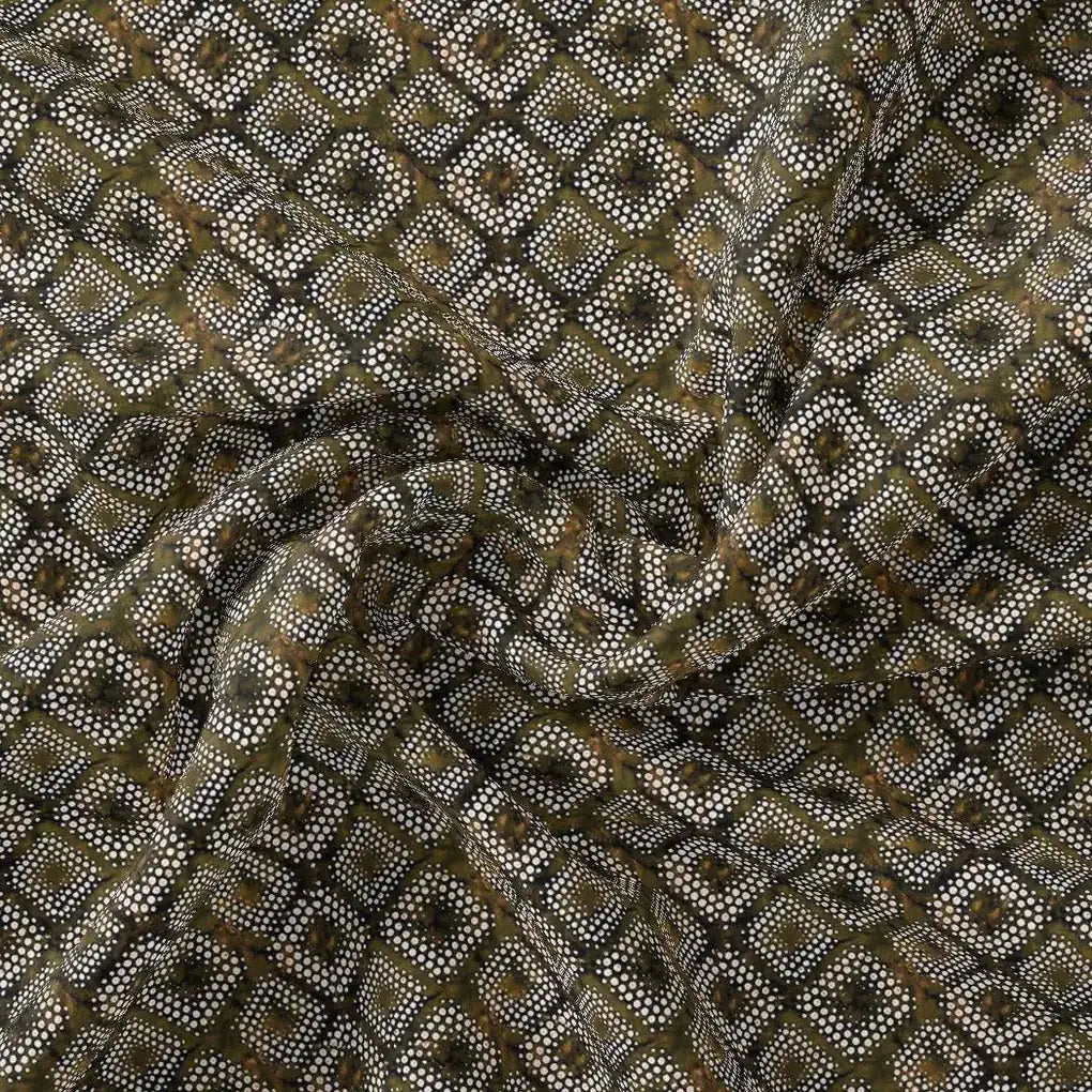 Beautiful Geometric Diamond Cut Glass Digital Printed Fabric - Pure Chinon – pc 0 ta0080 106 beautiful geometric diamond cut glass digital printed fabric pure chinon 1