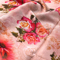 Pink Rose Bunch Allover - Pure Chinon – pc 0 ta0090 106 pink rose bunch allover pure chinon 3