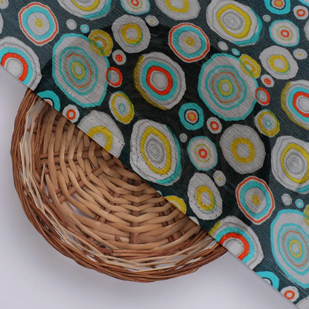 Casual Colourful Watercolour Rounded Digital Printed Fabric - Pure Chinon – pc 0 ta0138 106 casual colourful watercolour rounded digital printed fabric pure chinon 2