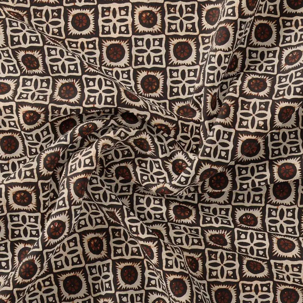 Western Sunflower With Brown Colour Digital Printed Fabric - Pure Chinon – pc 0 ta0143 106 western sunflower with brown colour digital printed fabric pure chinon 1