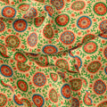 Watercolour Paint Suzani Pattern Digital Printed Fabric - Pure Chinon – pc 0 ta0171 106 watercolour paint suzani pattern digital printed fabric pure chinon 3