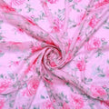 Pink Rose Allover Digital Printed Fabric - Pure Chinon – pc 0 ta06118p2 106 pink rose allover digital printed fabric pure chinon 1
