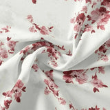 Maroon Flower Bunch Digital Printed Fabric - Pure Chinon – pc 0 ta06839p3 106 maroon flower bunch digital printed fabric pure chinon 1