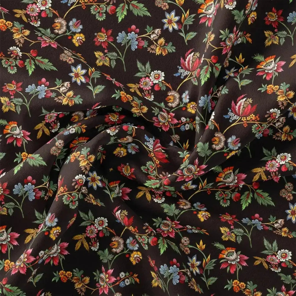 A Print That Blooms Across a Dark Canvas