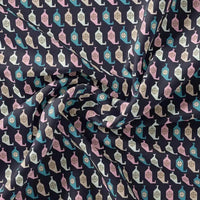 Stylized Leaf Motif Allover Digital Printed Fabric - Pure Chinon – pc 0 ta07535 106 stylized leaf motif allover digital printed fabric pure chinon 1