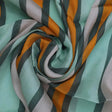 Green And Yellow Stripes Combo Digital Printed Fabric  - Pure Chinon – pc 0 ta07542 106 green and yellow stripes combo digital printed fabric pure chinon 1