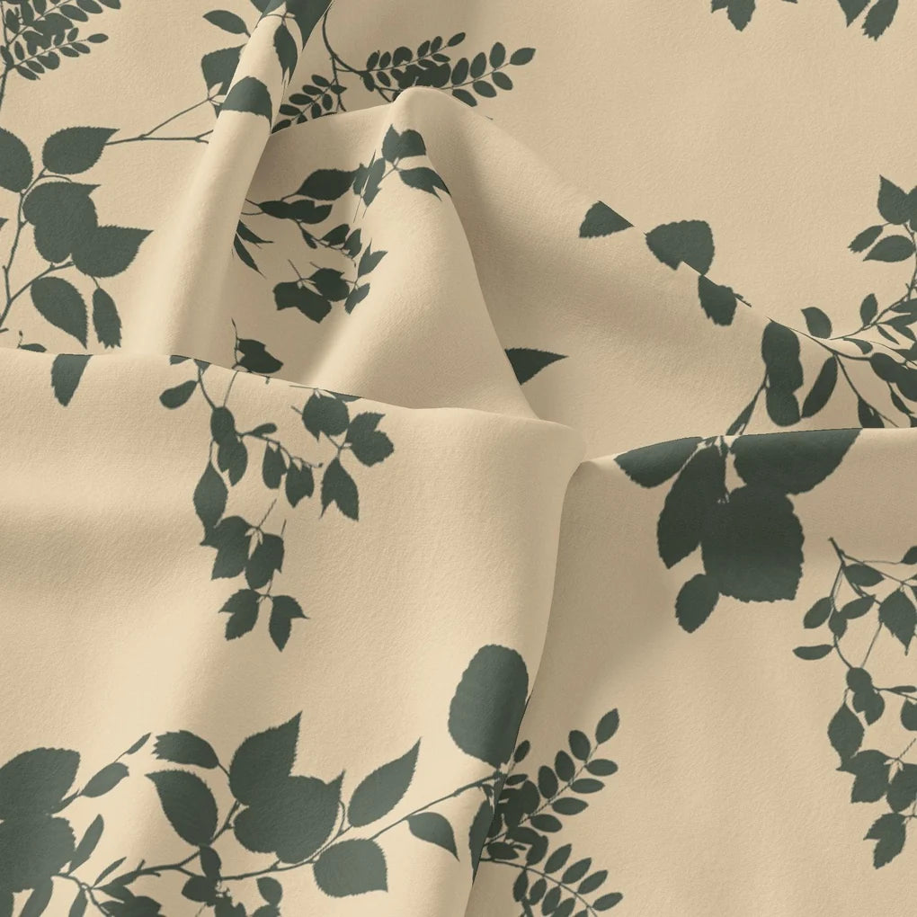 Olive Stalk And Leaves Digital Printed Fabric - Pure Chinon – pc 0 ta07593 106 olive stalk and leaves digital printed fabric pure chinon 3