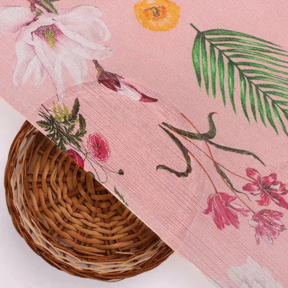 Tropical Flowers Digital Printed Fabric – pc 0 ta0813 106 tropical flowers digital printed fabric 2