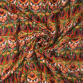 Green Aboriginal Damask Digital Printed Fabric – pc 0 ta0837 106 green aboriginal damask digital printed fabric 1