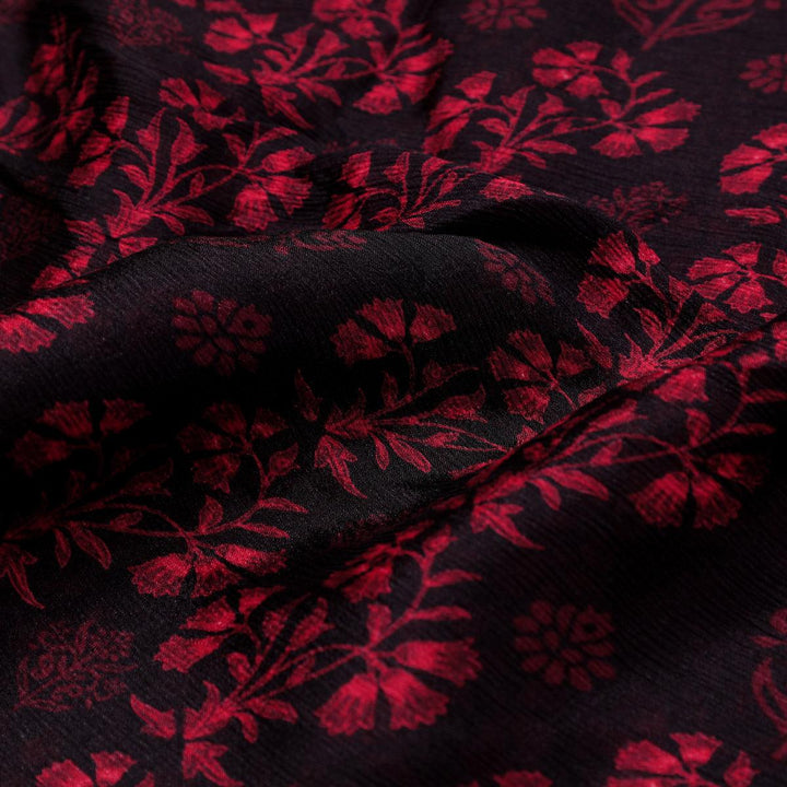 Radish Flower Series Digital Printed Fabric - FAB VOGUE Studio®
