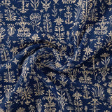 Decorative Floral Vintage Art Digital Printed Fabric - Pure Chinon – pc 0 ta08751 106 decorative floral vintage art digital printed fabric pure chinon 1