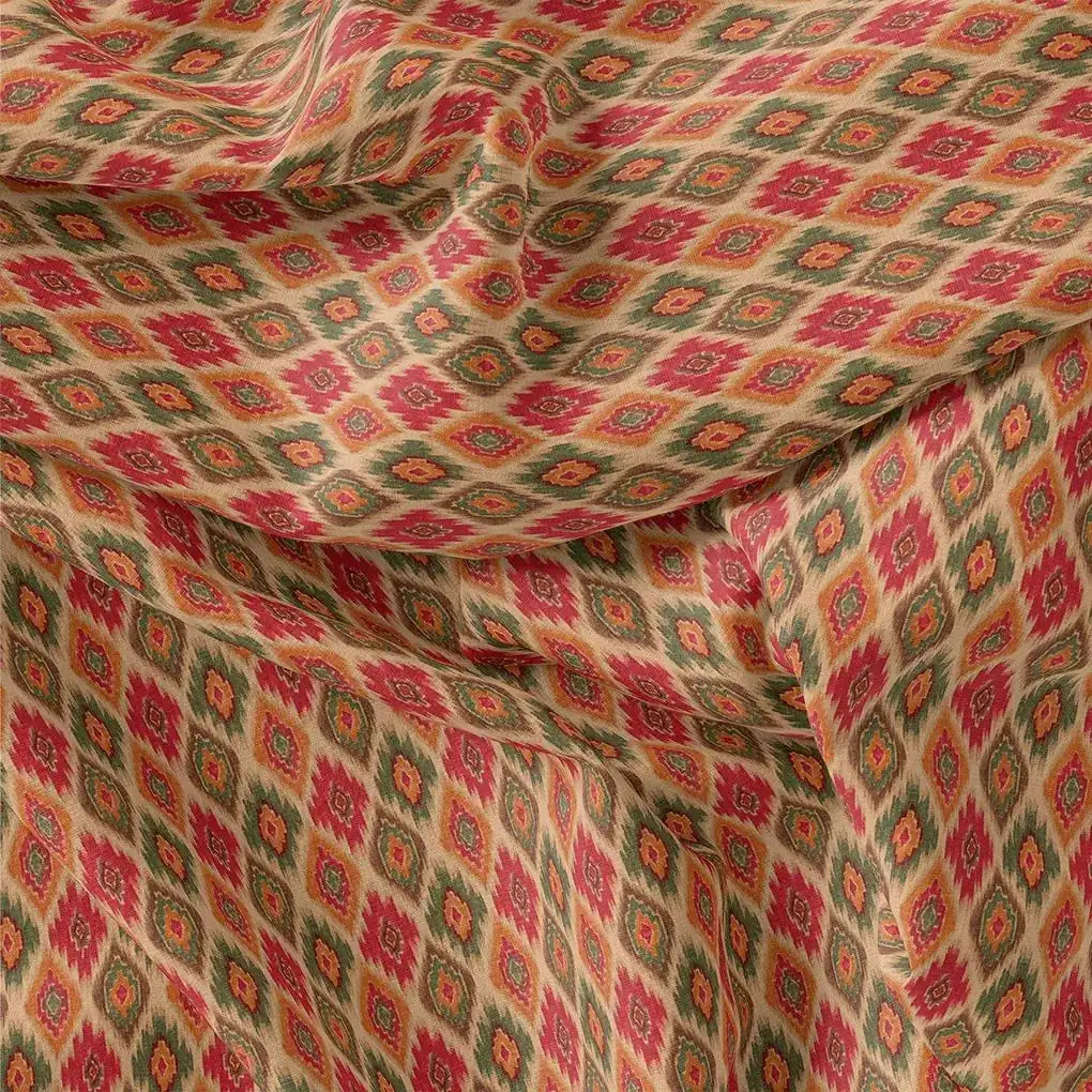 Seamless Pochampilli Patterns Digital Printed Fabric - Pure Chinon – pc 0 ta08752 106 seamless pochampilli patterns digital printed fabric pure chinon 3