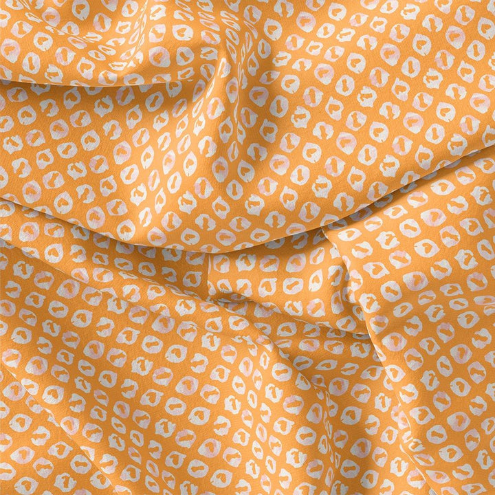 Bird's Eye Seamless Pattern Digital Printed Fabric - Pure Chinon - FAB VOGUE Studio®