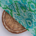 Morden Ikat Blurry Skyblue Digital Printed Fabric - Pure Chinon – pc 0 ta08829 106 morden ikat blurry skyblue digital printed fabric pure chinon 2