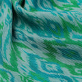 Morden Ikat Blurry Skyblue Digital Printed Fabric - Pure Chinon – pc 0 ta08829 106 morden ikat blurry skyblue digital printed fabric pure chinon 3