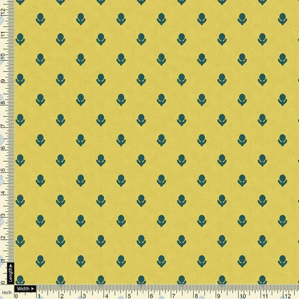 Lemon Yellow Small And Single Motif Allover Digital Printed Fabric - Pure Chinon – pc 0 ta7590p2 106 lemon yellow small and single motif allover digital printed fabric pure chinon 4
