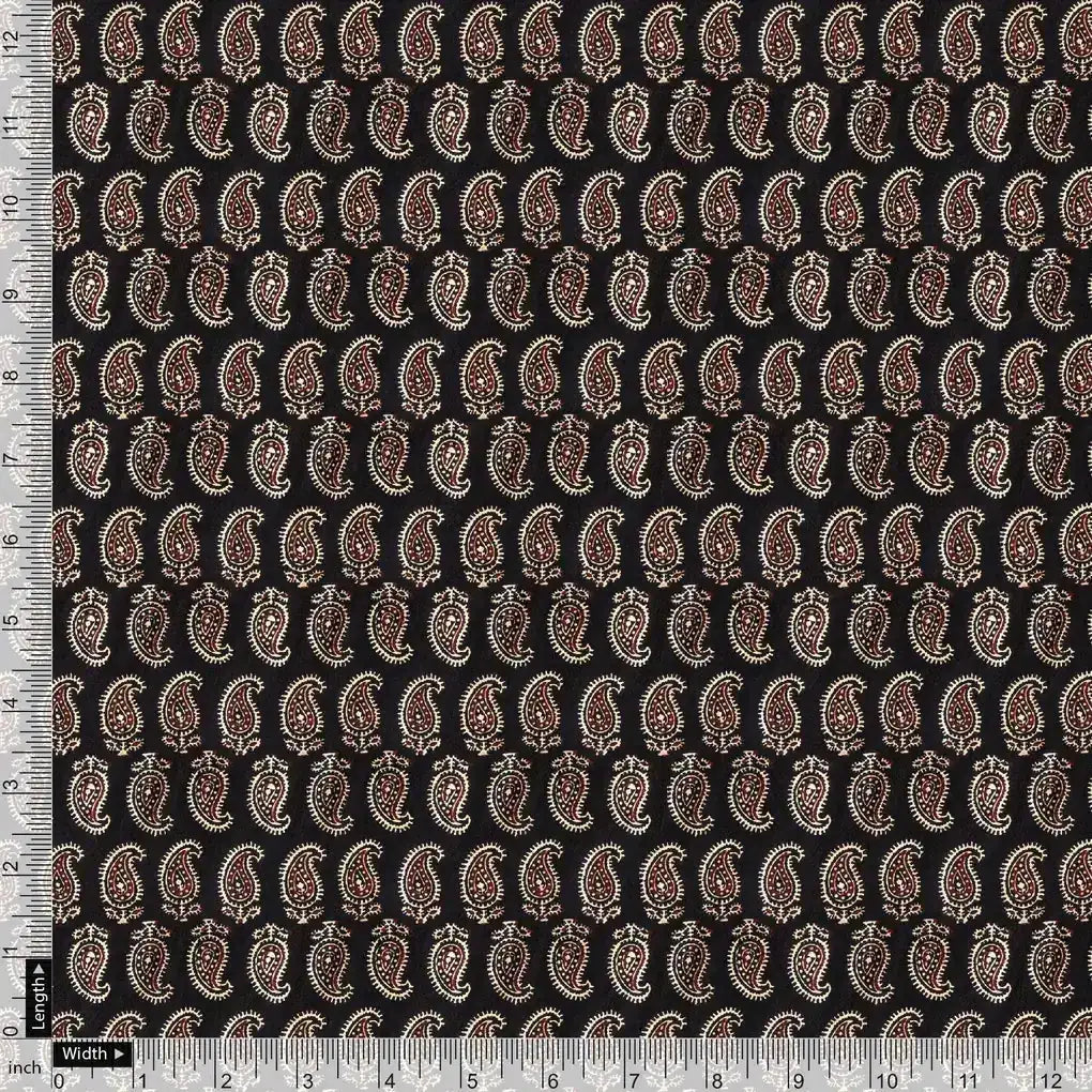 Paisley Seamless over Black Digital Printed Fabric – pch 0 ma03067 96 paisley seamless over black digital printed fabric 4