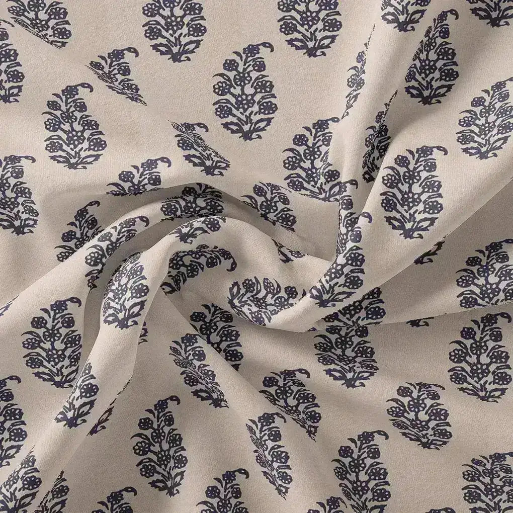 Block Print Motif Digital Printed Fabric - Pure Chiffon – pch 0 ma03105p4 96 block print motif digital printed fabric pure chiffon 1
