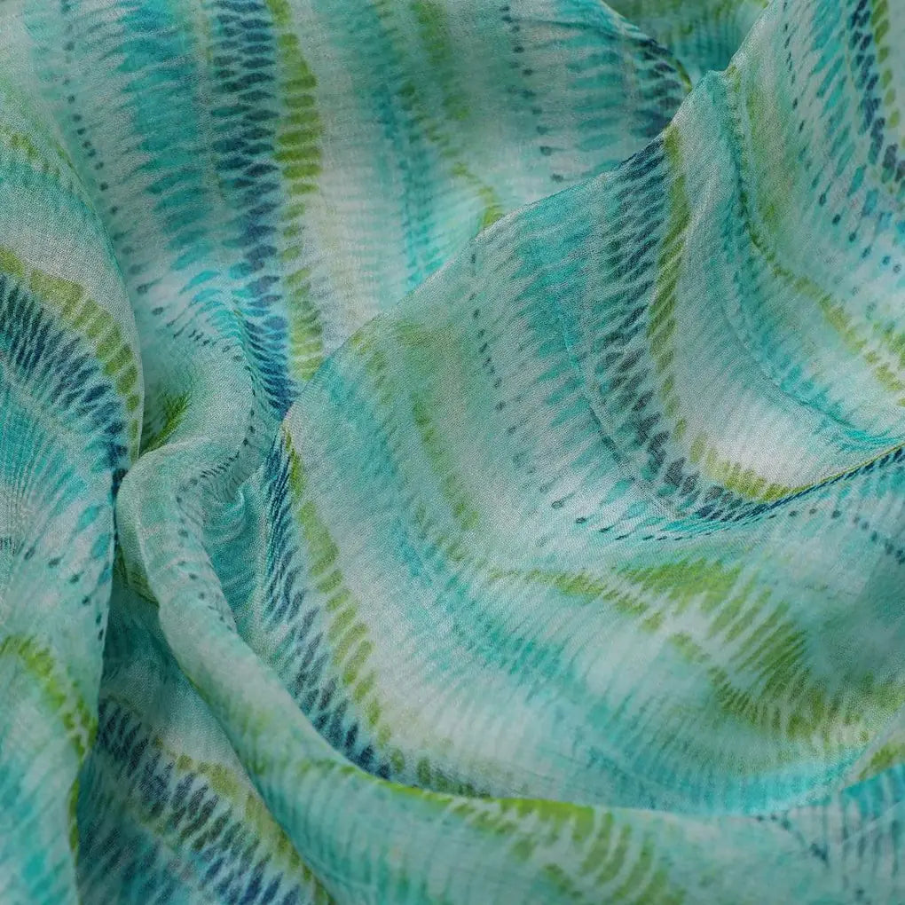 Green and Blue Leheriya Digital Printed Fabric – pch 0 ma09459 96 green and blue leheriya digital printed fabric 3