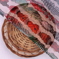 Colourful Round Stripes Digital Printed Fabric - Pure Chiffon – pch 0 ta01038 96 colourful round stripes digital printed fabric pure chiffon 2