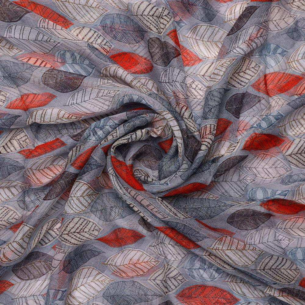Autumn Leaves Digital Printed Fabric - FAB VOGUE Studio®