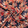 Blue Leaves Printed Pure Chiffon Fabric – pch 0 ta010880 96 blue leaves printed pure chiffon fabric 1