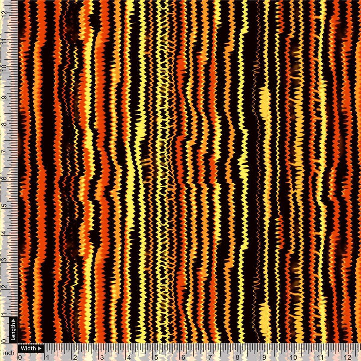 Abstract Stripes Digital Printed Fabric - FAB VOGUE Studio®