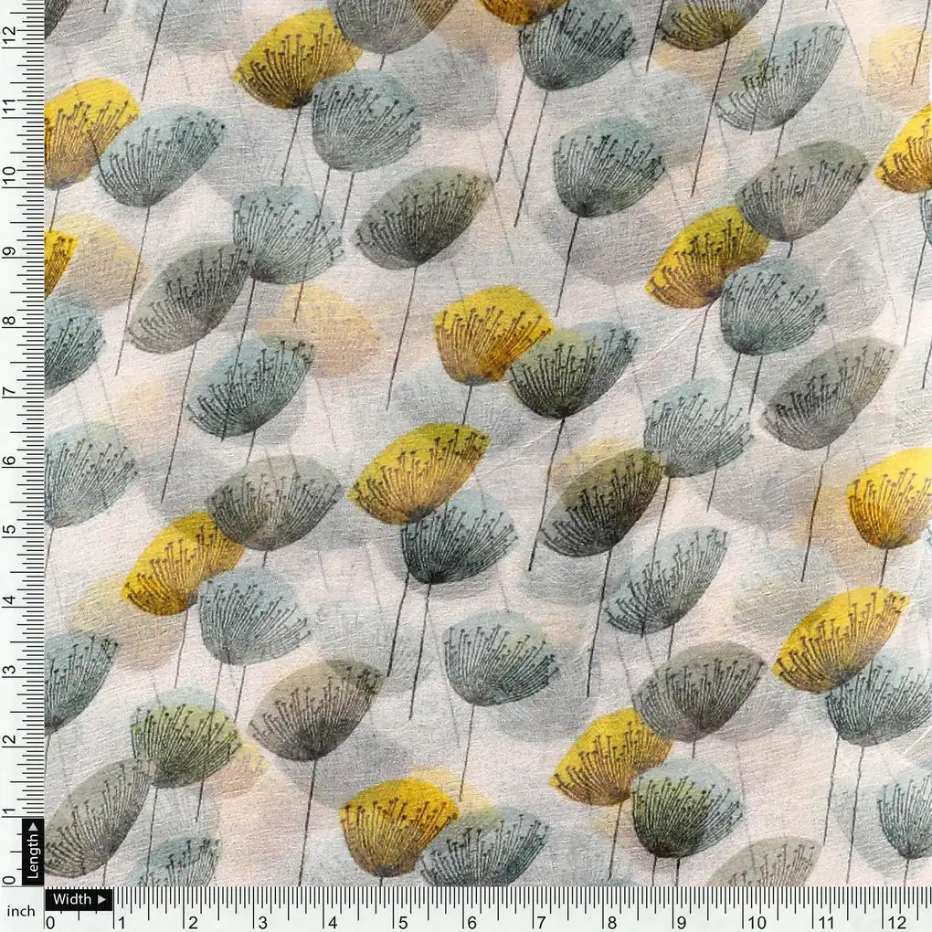 Tiny Beautiful Galliano Colour Flower Digital Printed Fabric - Pure Chiffon – pch 0 ta0128 96 tiny beautiful galliano colour flower digital printed fabric pure chiffon 4