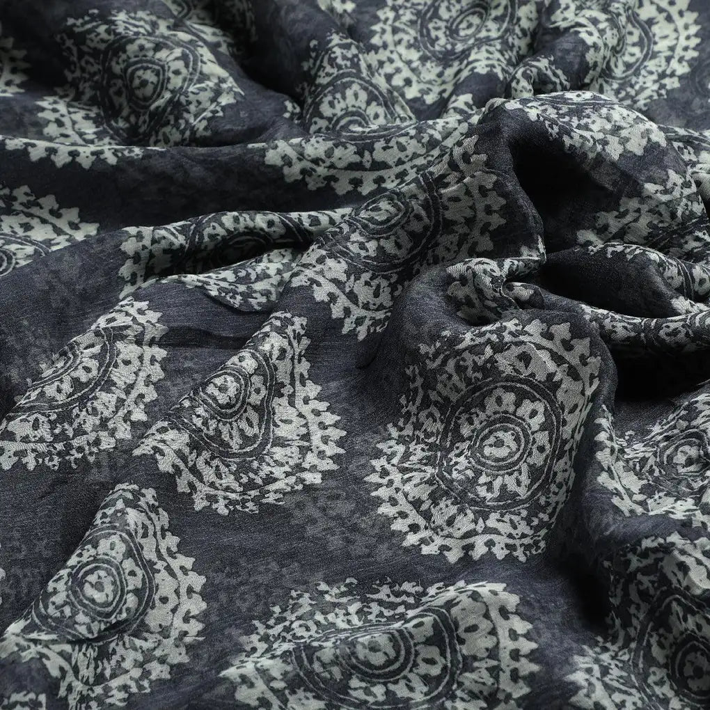 Seamless Rounded Suzani Art Digital Printed Fabric - Pure Chiffon – pch 0 ta0136 96 seamless rounded suzani art digital printed fabric pure chiffon 3