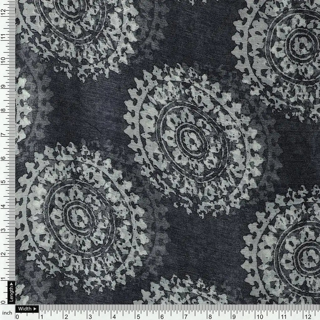 Seamless Rounded Suzani Art Digital Printed Fabric - Pure Chiffon – pch 0 ta0136 96 seamless rounded suzani art digital printed fabric pure chiffon 4
